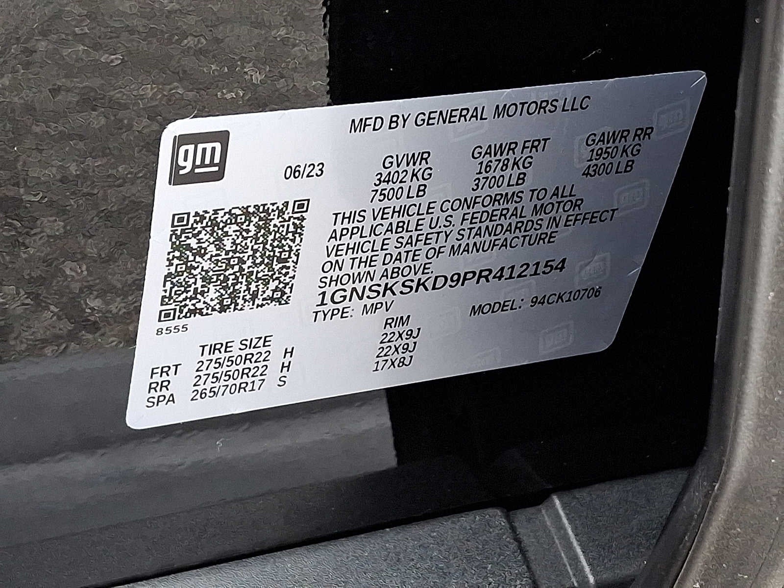 2023 Chevrolet Tahoe 4WD 4dr Premier