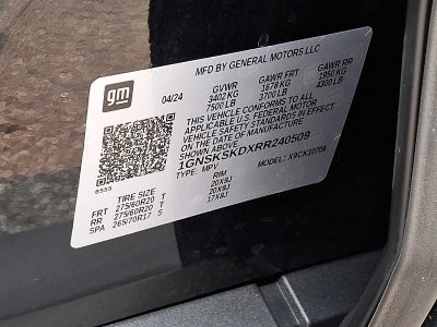 2024 Chevrolet Tahoe 4WD 4dr Premier