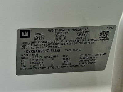 2017 Cadillac XT5 FWD 4dr