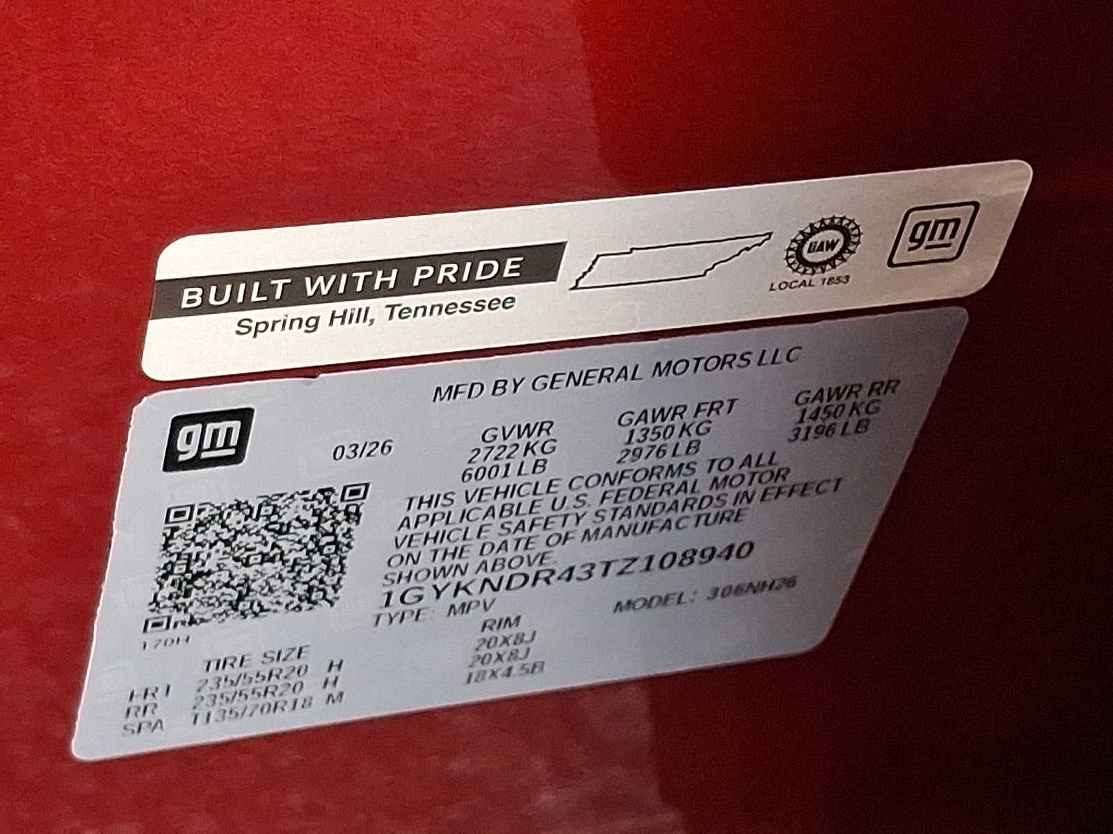 2026 Cadillac XT5 AWD 4dr Premium Luxury