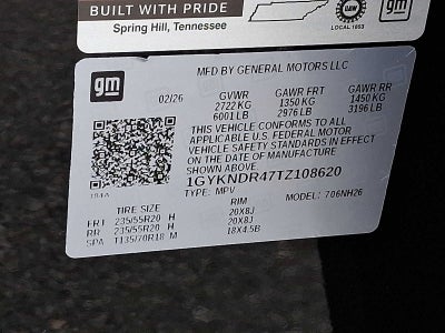 2026 Cadillac XT5 AWD 4dr Premium Luxury