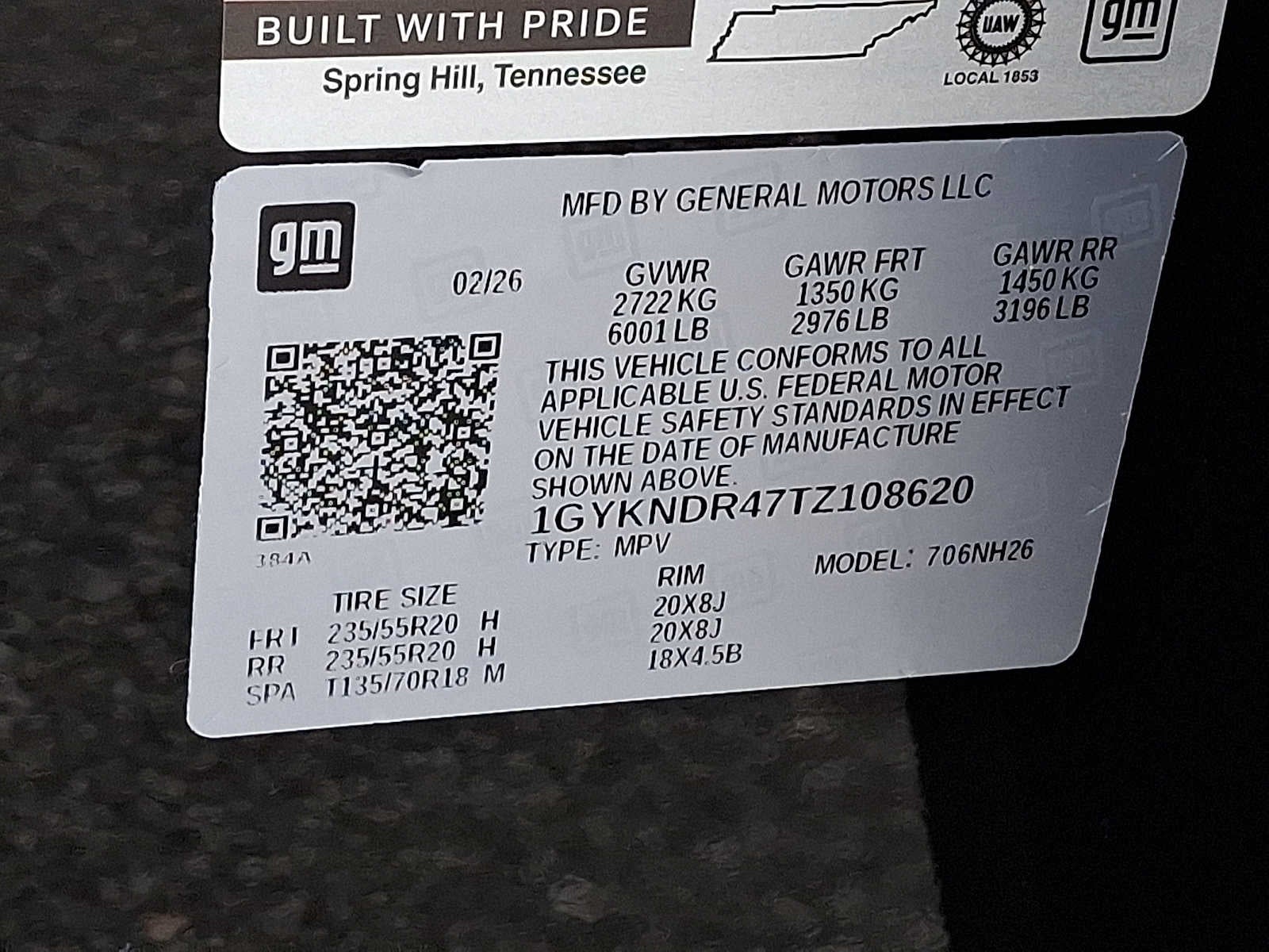 2026 Cadillac XT5 AWD 4dr Premium Luxury