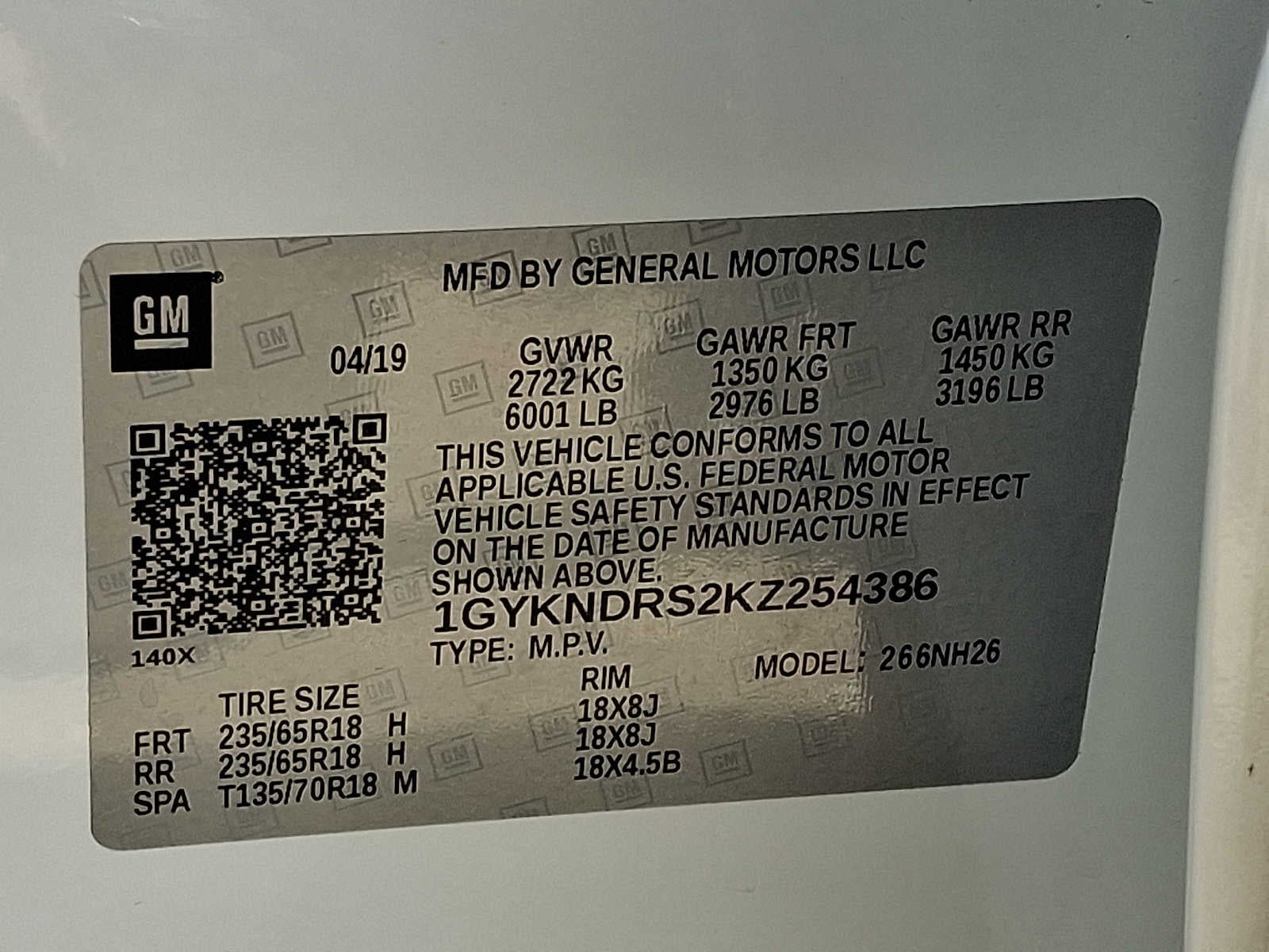 2019 Cadillac XT5 AWD 4dr Luxury