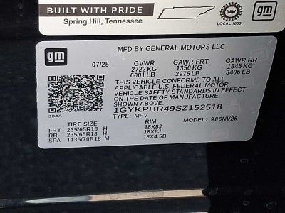 2025 Cadillac XT6 AWD 4dr Luxury