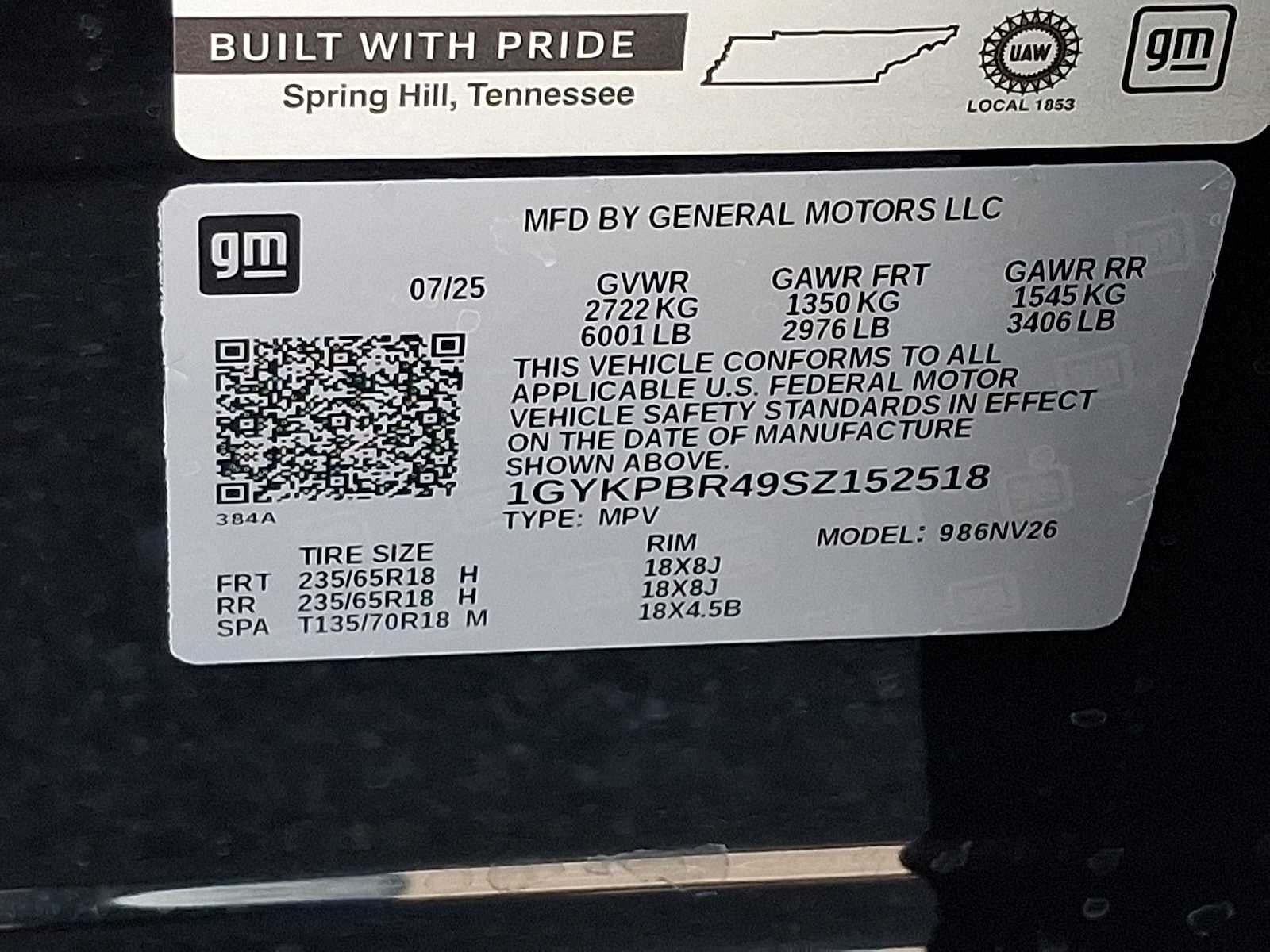 2025 Cadillac XT6 AWD 4dr Luxury