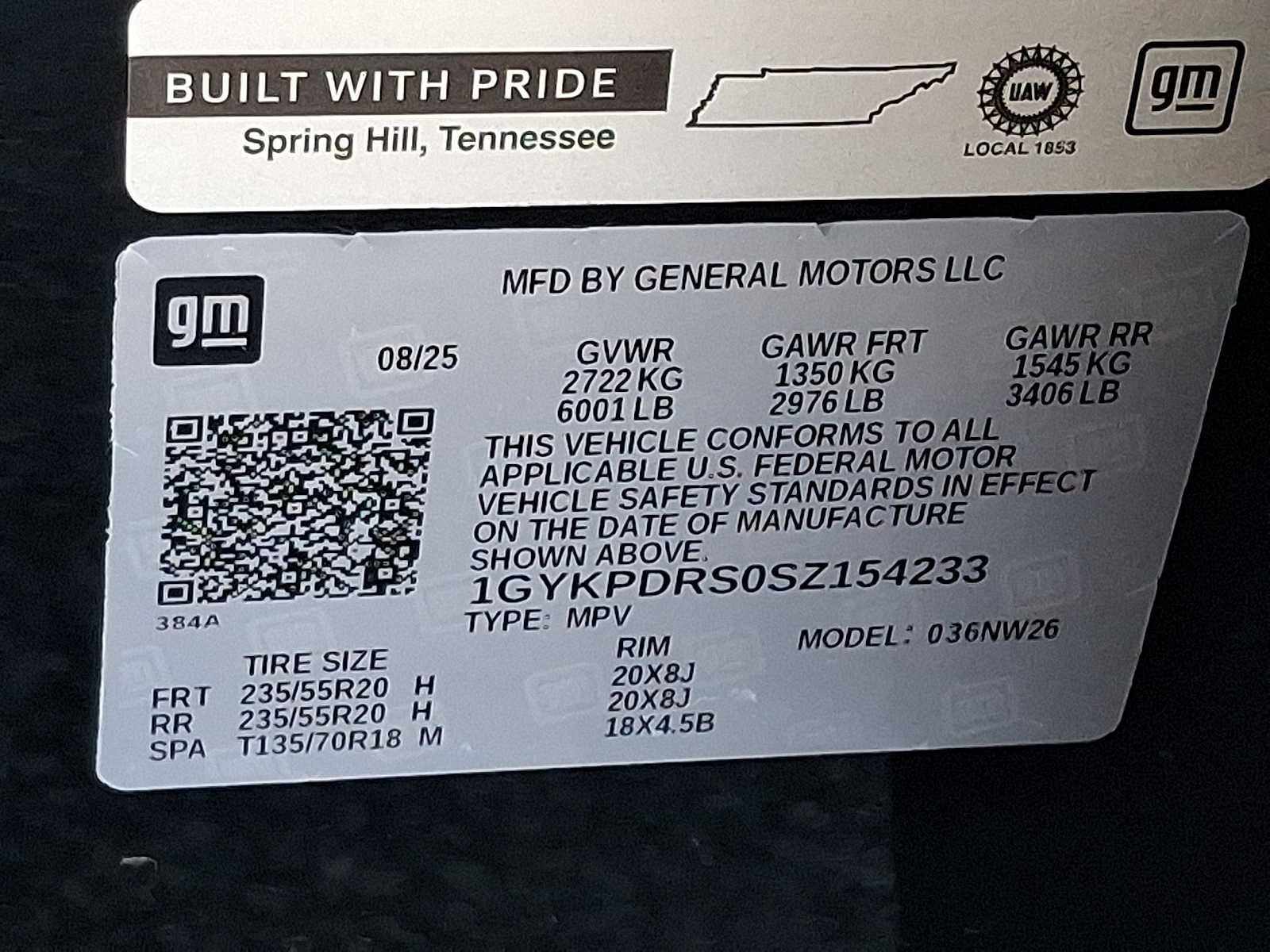 2025 Cadillac XT6 AWD 4dr Premium Luxury