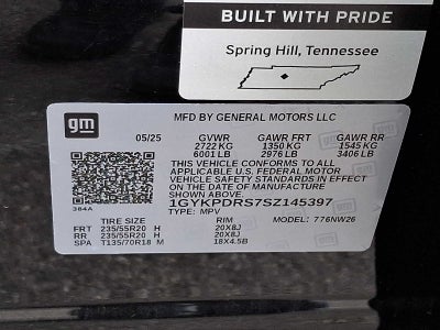 2025 Cadillac XT6 AWD 4dr Premium Luxury