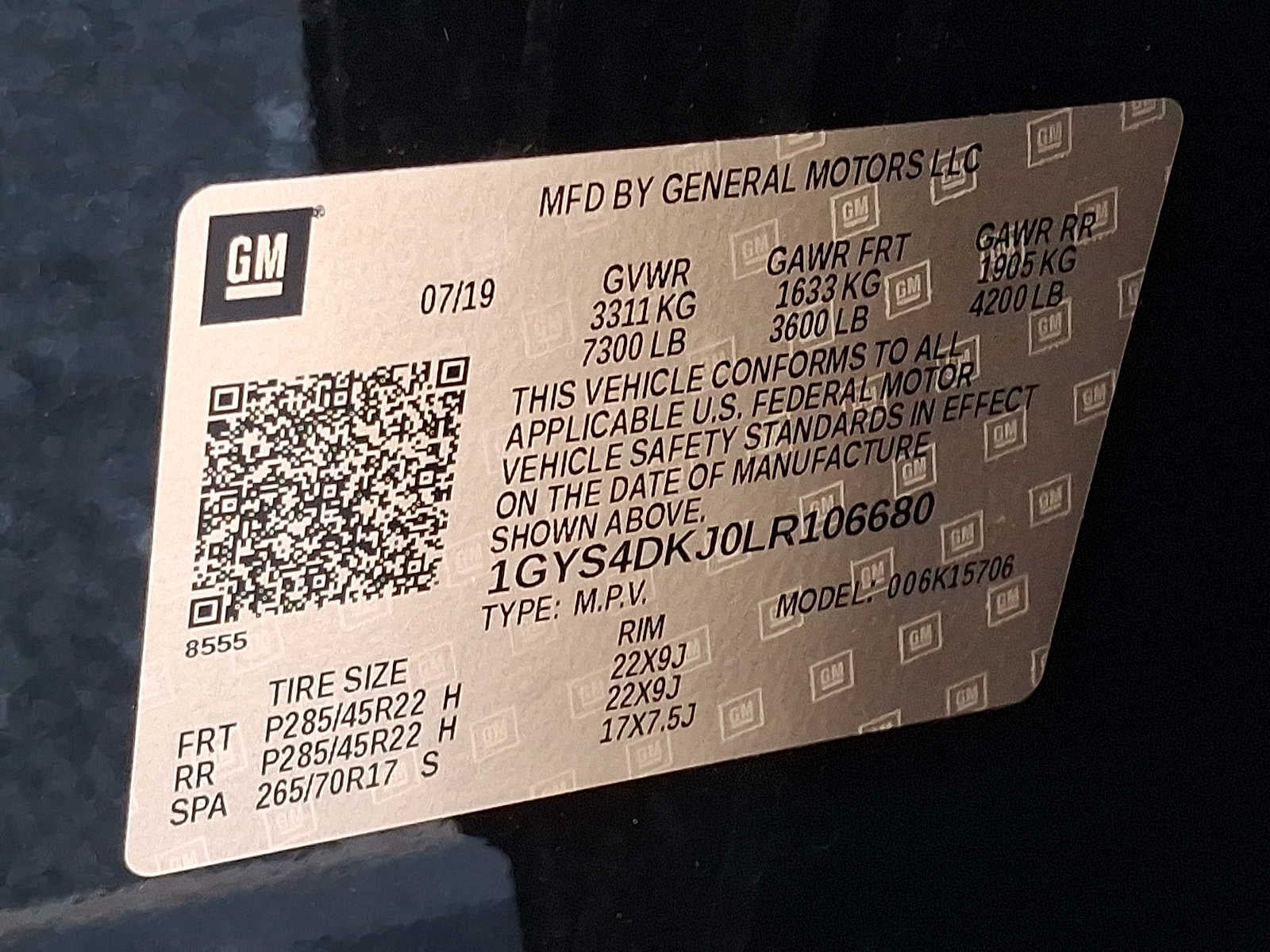 2020 Cadillac Escalade 4WD 4dr Platinum