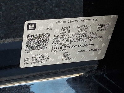 2020 Cadillac Escalade 4WD 4dr Platinum