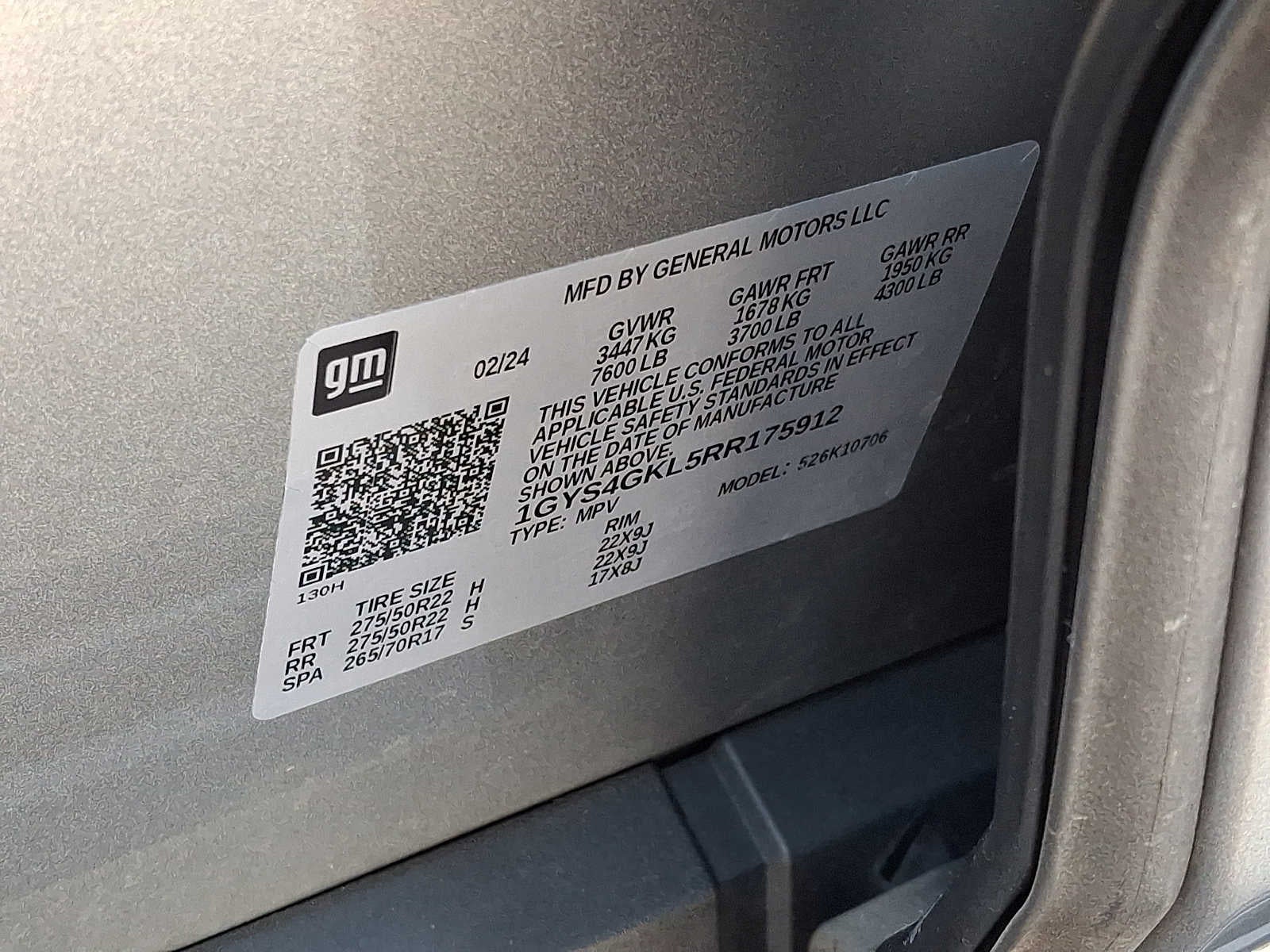 2024 Cadillac Escalade 4WD 4dr Sport Platinum