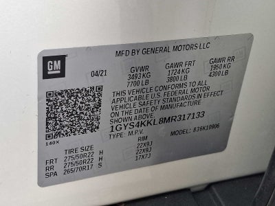 2021 Cadillac Escalade ESV 4WD 4dr Premium Luxury