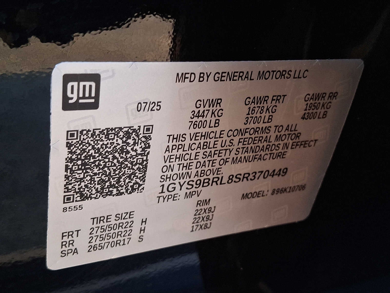 2025 Cadillac Escalade 4WD 4dr Premium Luxury