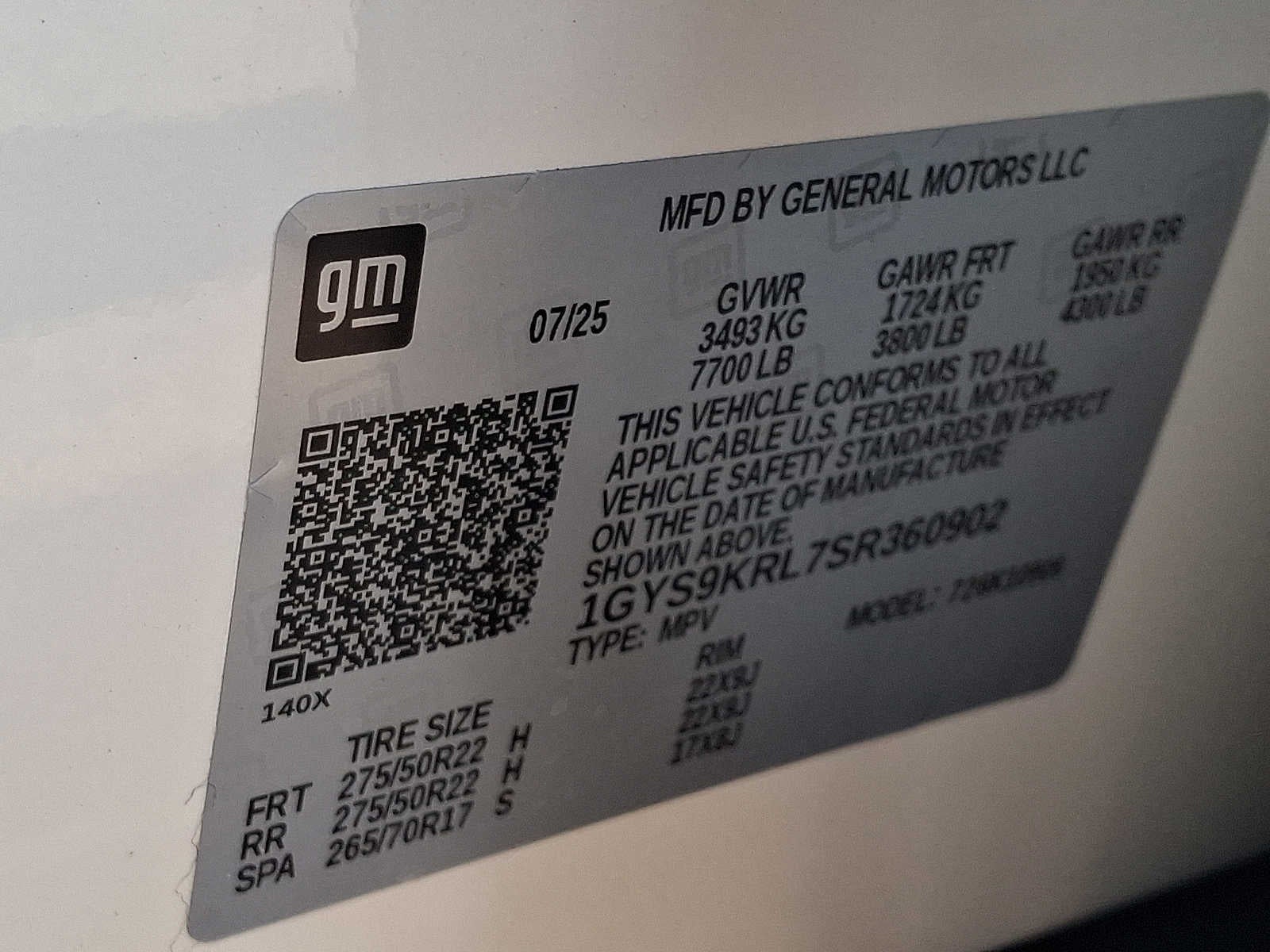 2025 Cadillac Escalade ESV 4WD 4dr Premium Luxury