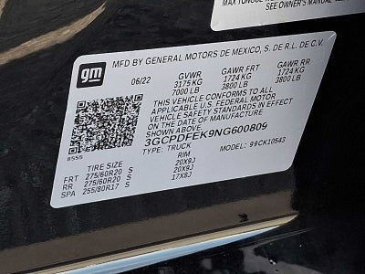 2022 Chevrolet Silverado 1500 4WD Crew Cab 147 LT Trail Boss