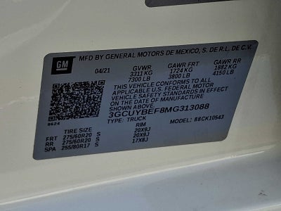 2021 Chevrolet Silverado 1500 4WD Crew Cab 147 Custom