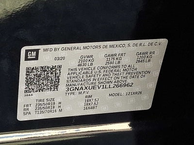 2020 Chevrolet Equinox AWD 4dr LT w/1LT
