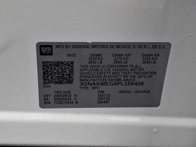 2023 Chevrolet Equinox AWD 4dr RS