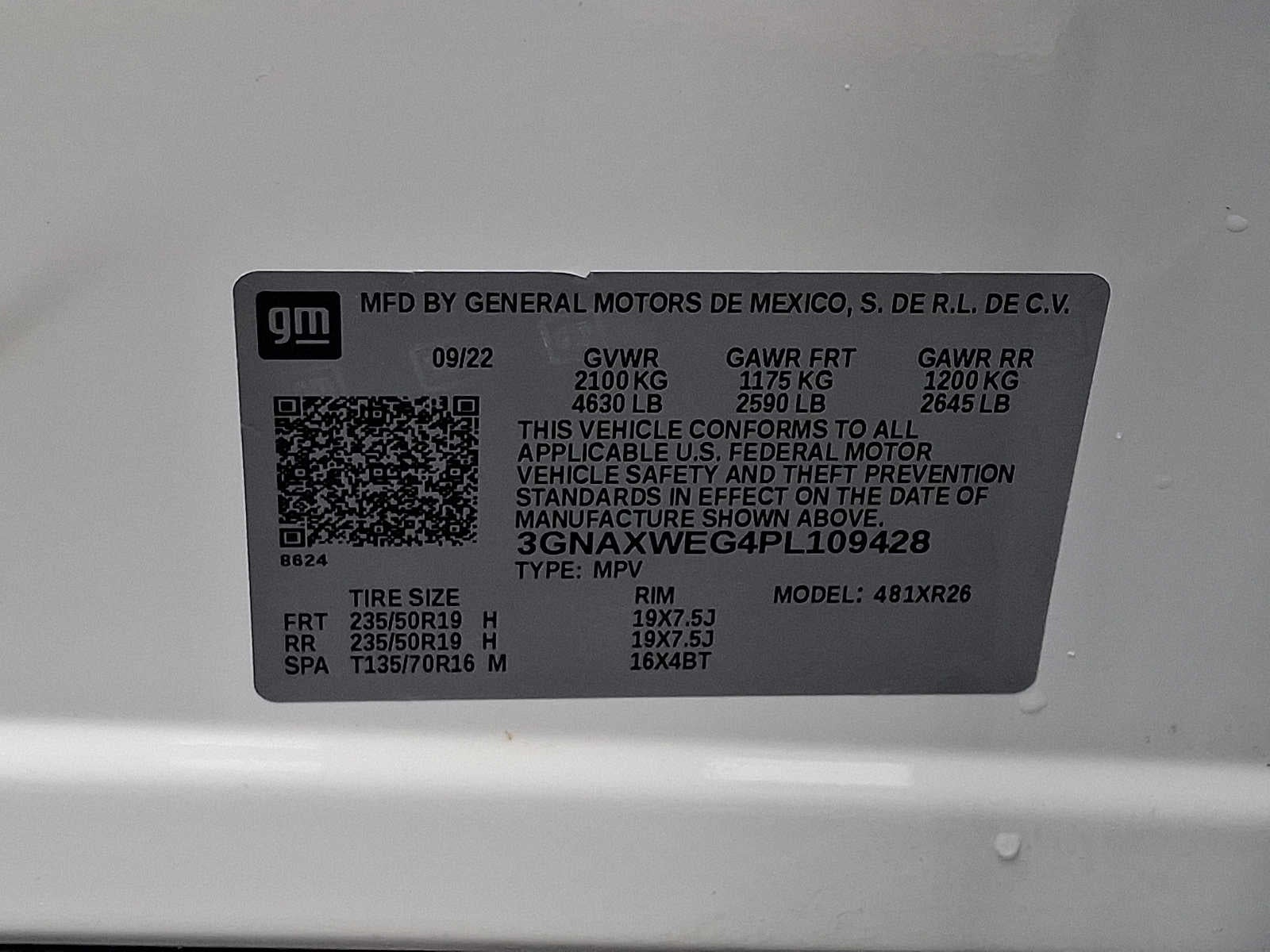 2023 Chevrolet Equinox AWD 4dr RS