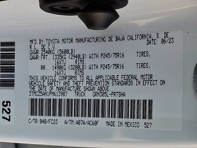 2023 Toyota Tacoma SR5 Double Cab 5 Bed V6 AT