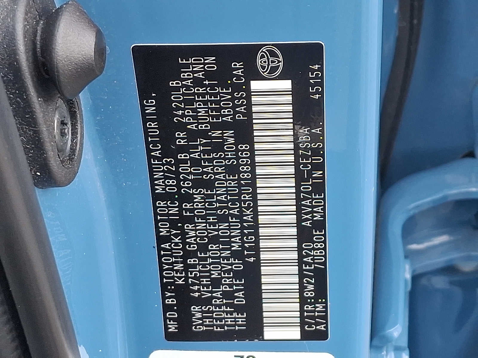 2024 Toyota Camry SE Auto