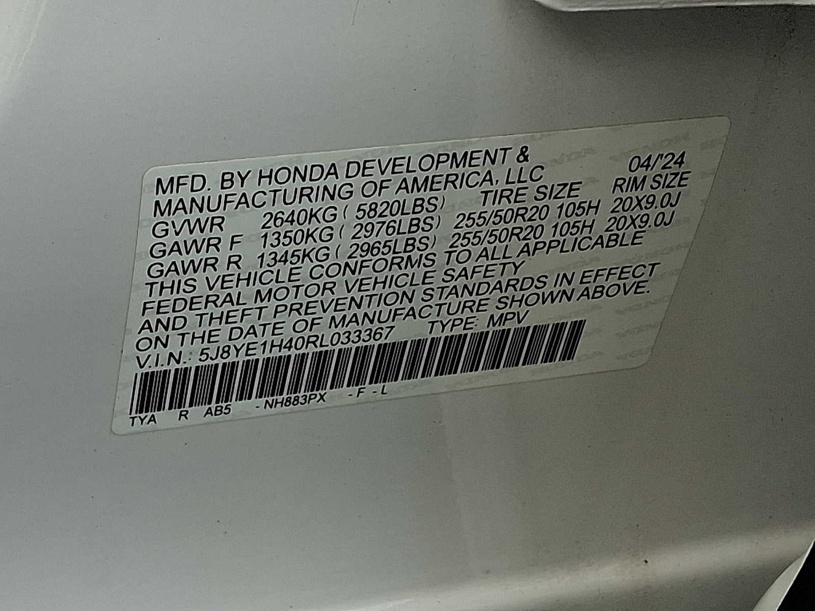 2024 Acura MDX SH-AWD w/Technology Package