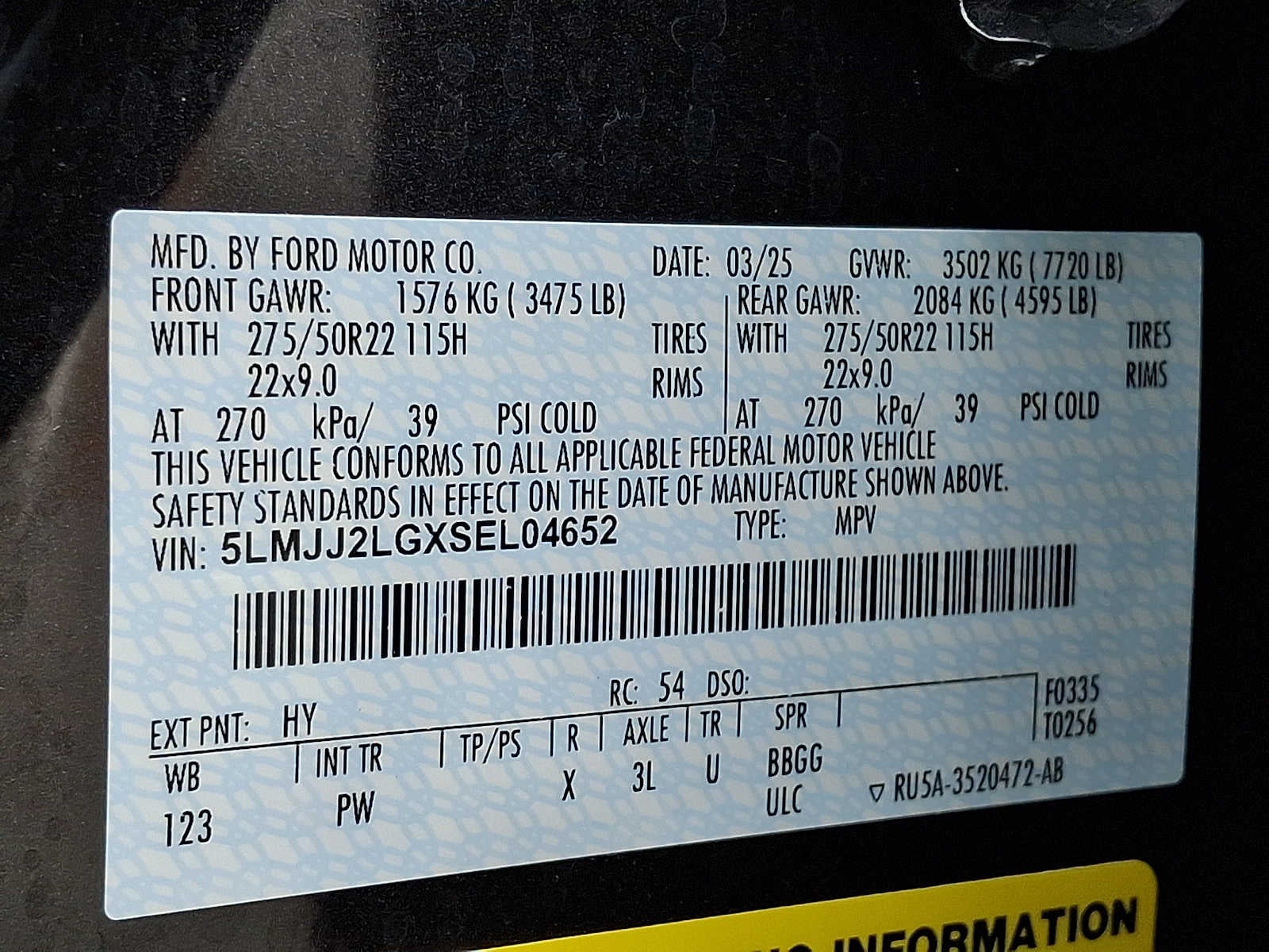 2025 Lincoln Navigator Reserve 4x4