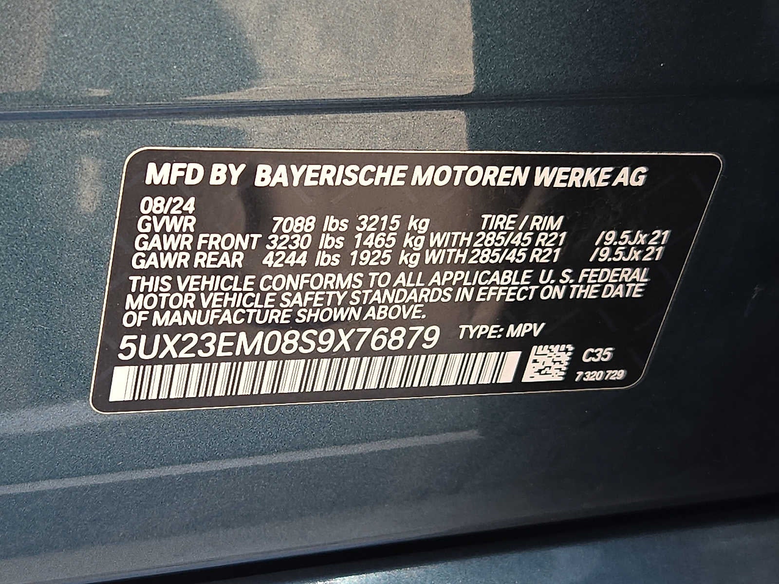 2025 BMW X7 xDrive40i Sports Activity Vehicle