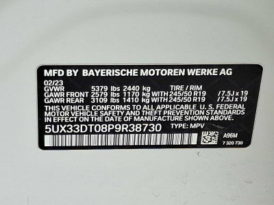 2023 BMW X4 xDrive30i Sports Activity Coupe