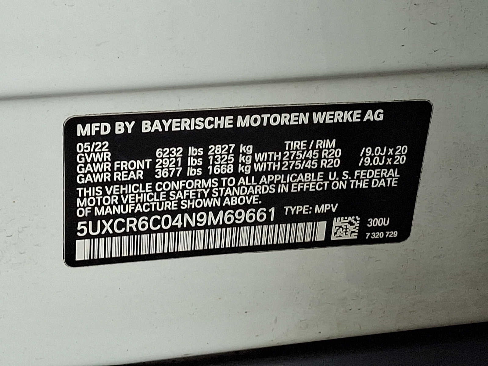 2022 BMW X5 xDrive40i Sports Activity Vehicle