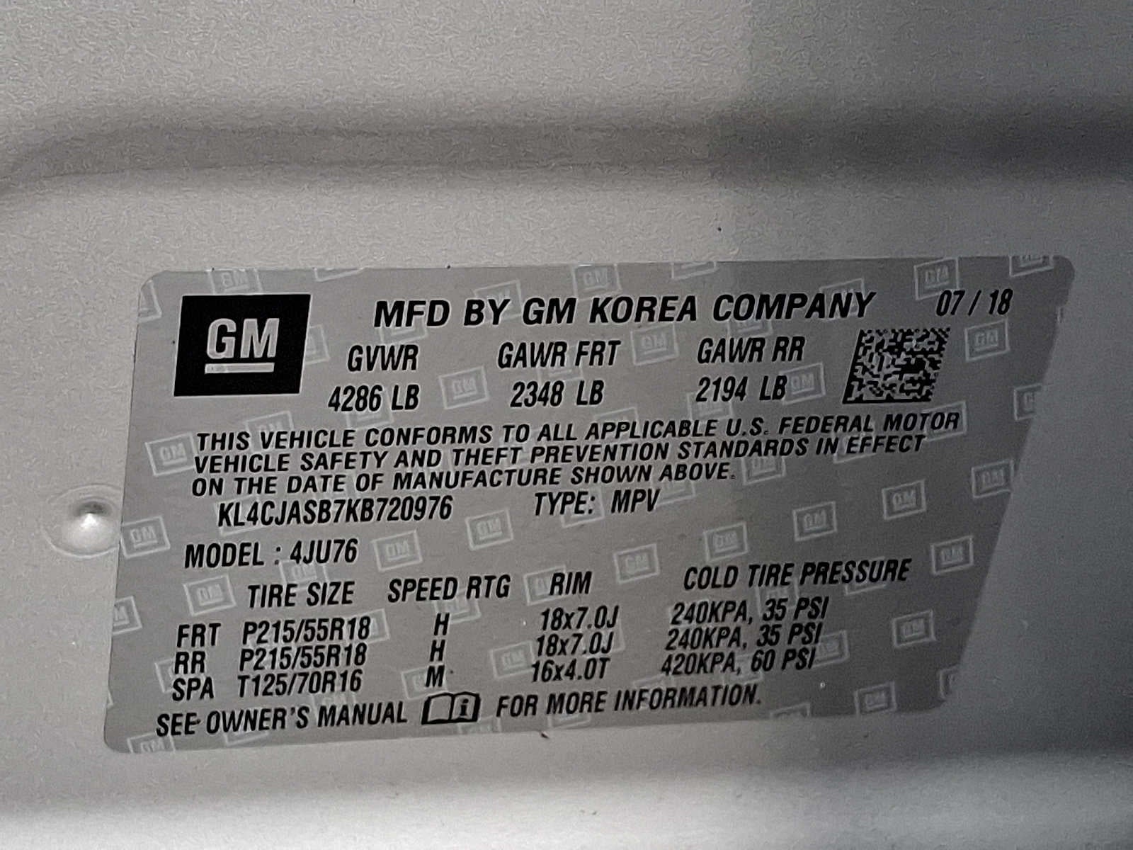 2019 Buick Encore FWD 4dr Preferred