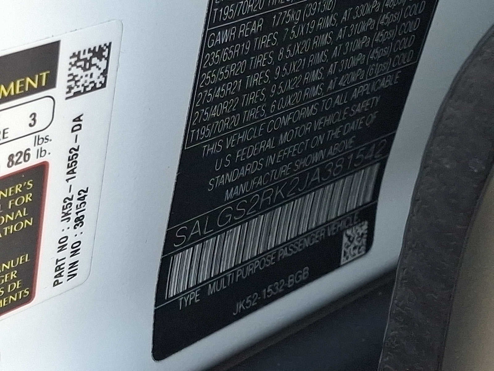 2018 Land Rover Range Rover Td6 Diesel HSE SWB