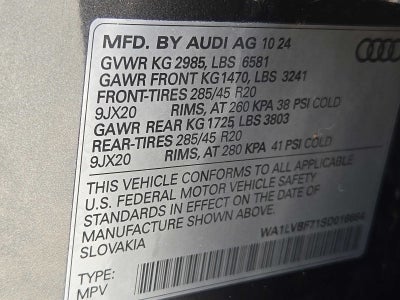 2025 Audi Q7 Premium Plus 55 TFSI quattro