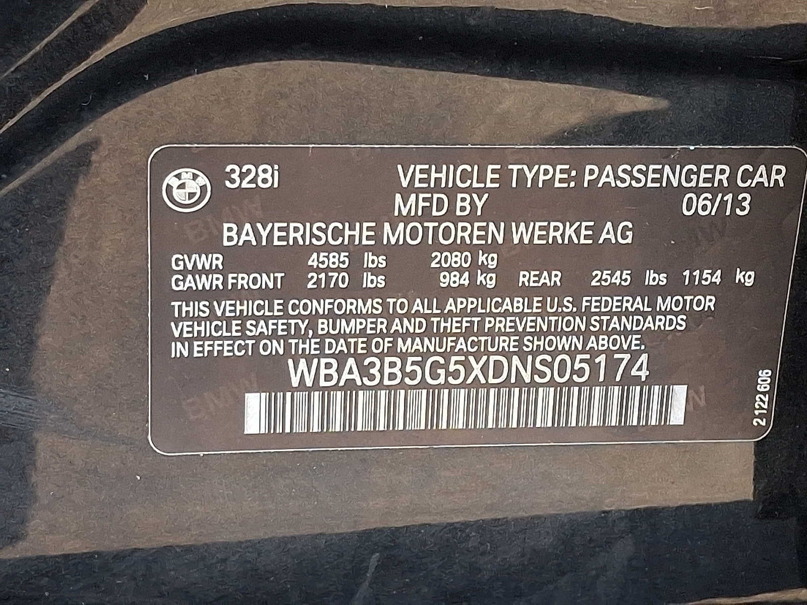 2013 BMW 3 Series 4dr Sdn 328i xDrive AWD SULEV