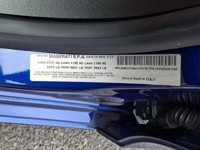 2018 Maserati Ghibli S Q4 3.0L