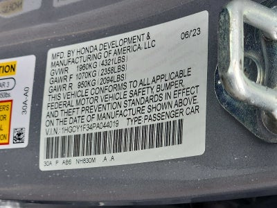 2023 Honda Accord EX