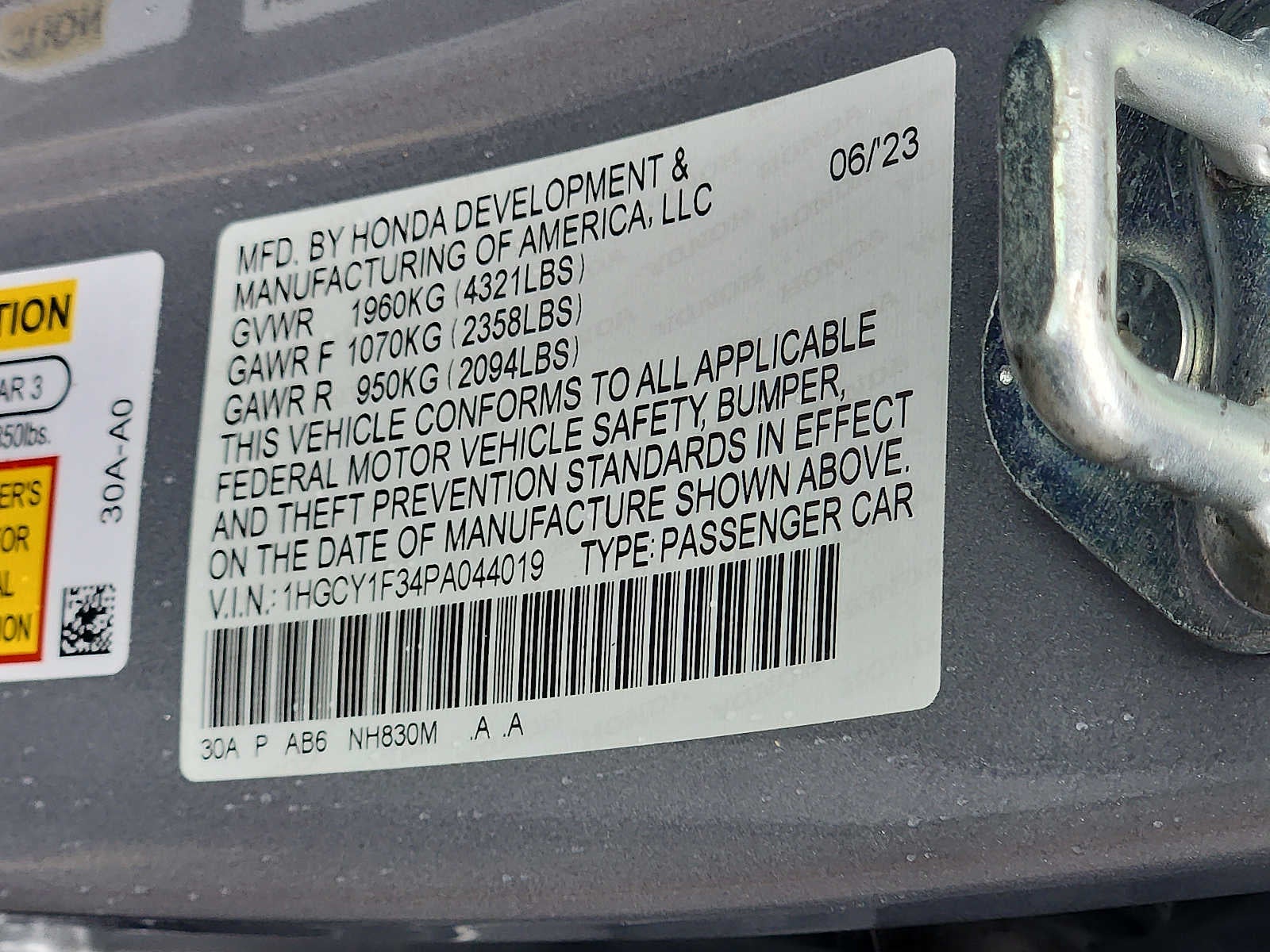 2023 Honda Accord EX