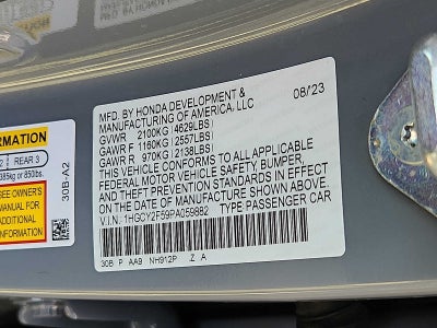 2023 Honda Accord Hybrid Sport