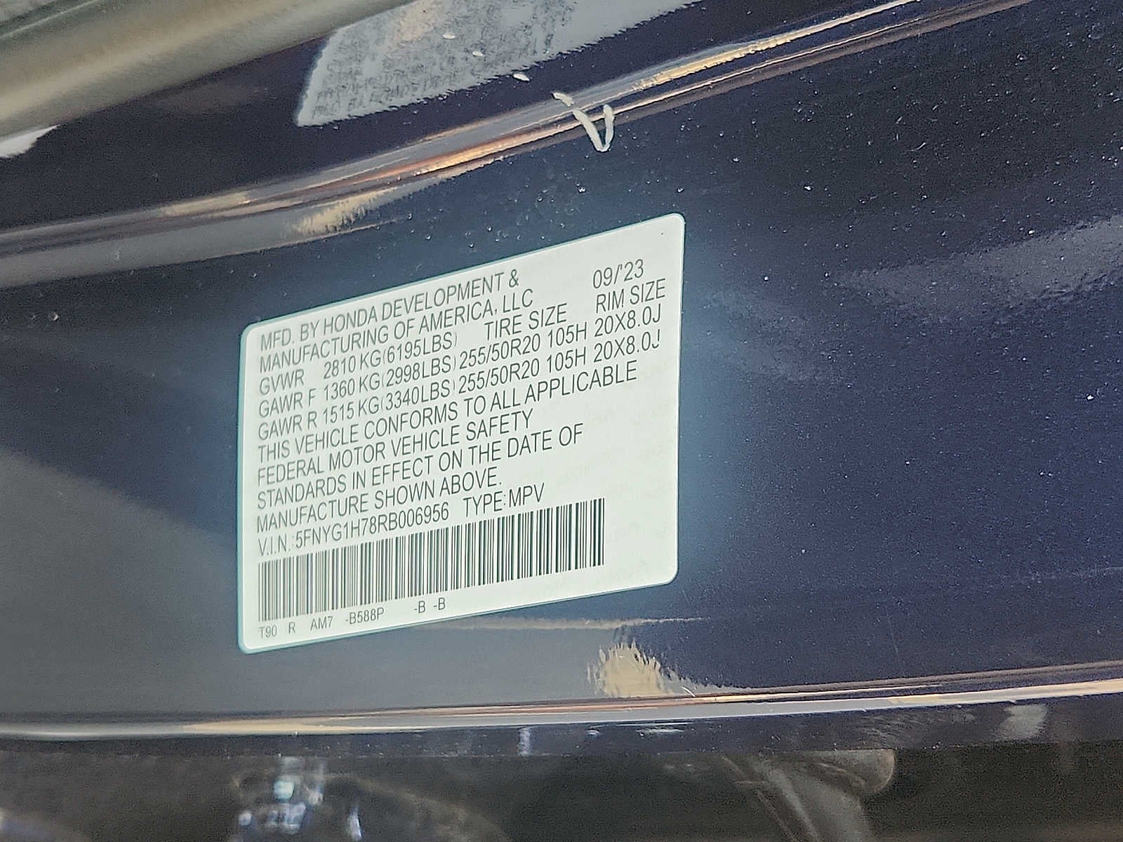 2024 Honda Pilot Touring
