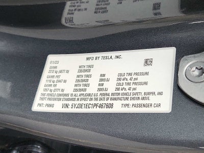 2023 Tesla Model 3 Performance