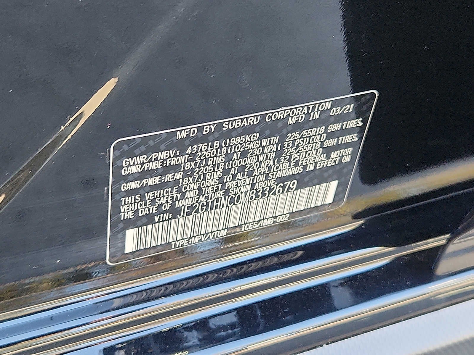 2021 Subaru Crosstrek Limited