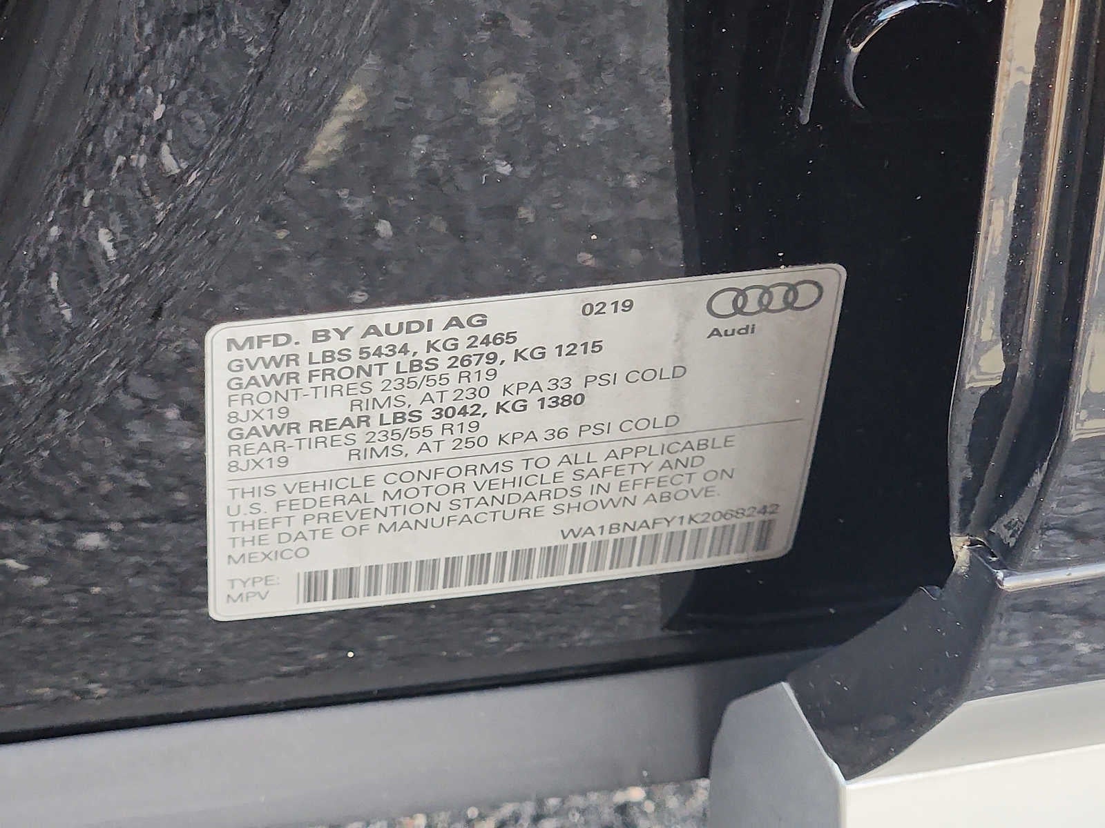 2019 Audi Q5 Premium Plus
