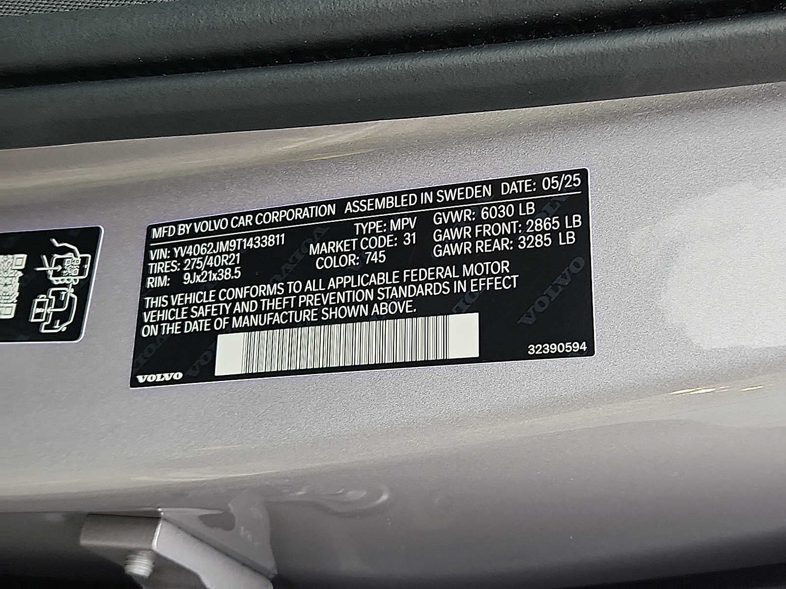 2026 Volvo XC90 Ultra Dark Theme