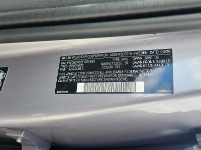2026 Volvo XC90 Plus