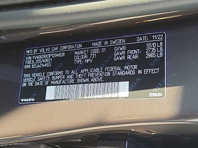 2023 Volvo XC60 Ultimate Dark Theme