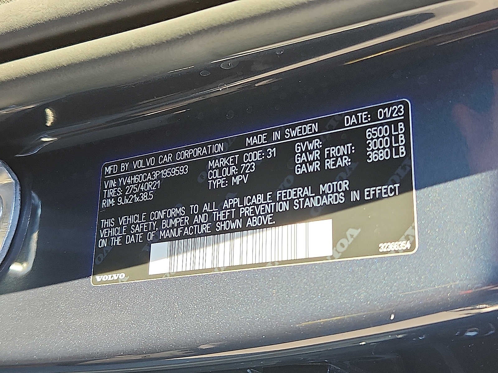 2023 Volvo XC90 Recharge Plug-In Hybrid Ultimate Bright Theme