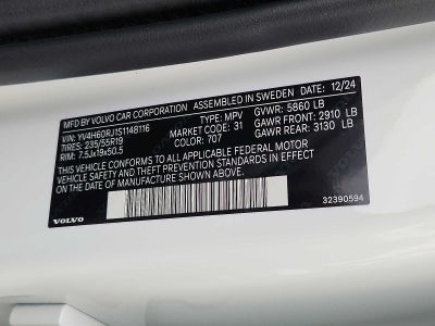 2025 Volvo XC60 Plug-In Hybrid Core