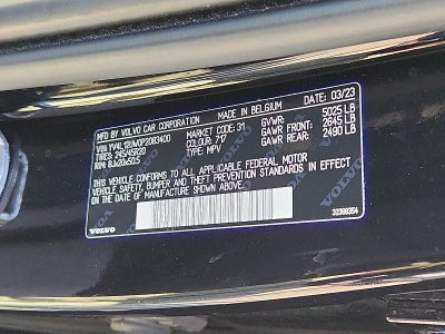 2023 Volvo XC40 Plus Dark Theme